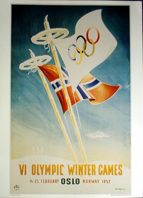 1984 Sarajevo - WINTER OLYMPIC POSTER - IOC Licensed reprint 13
